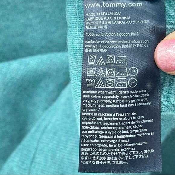 NWT Tommy Hilfiger Men’s Quarter Zip 100% Cotton Casual Mockneck Sweatshirt XL - Picture 10 of 10